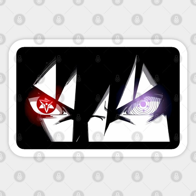 Eye of anime Sticker by Kalpataru